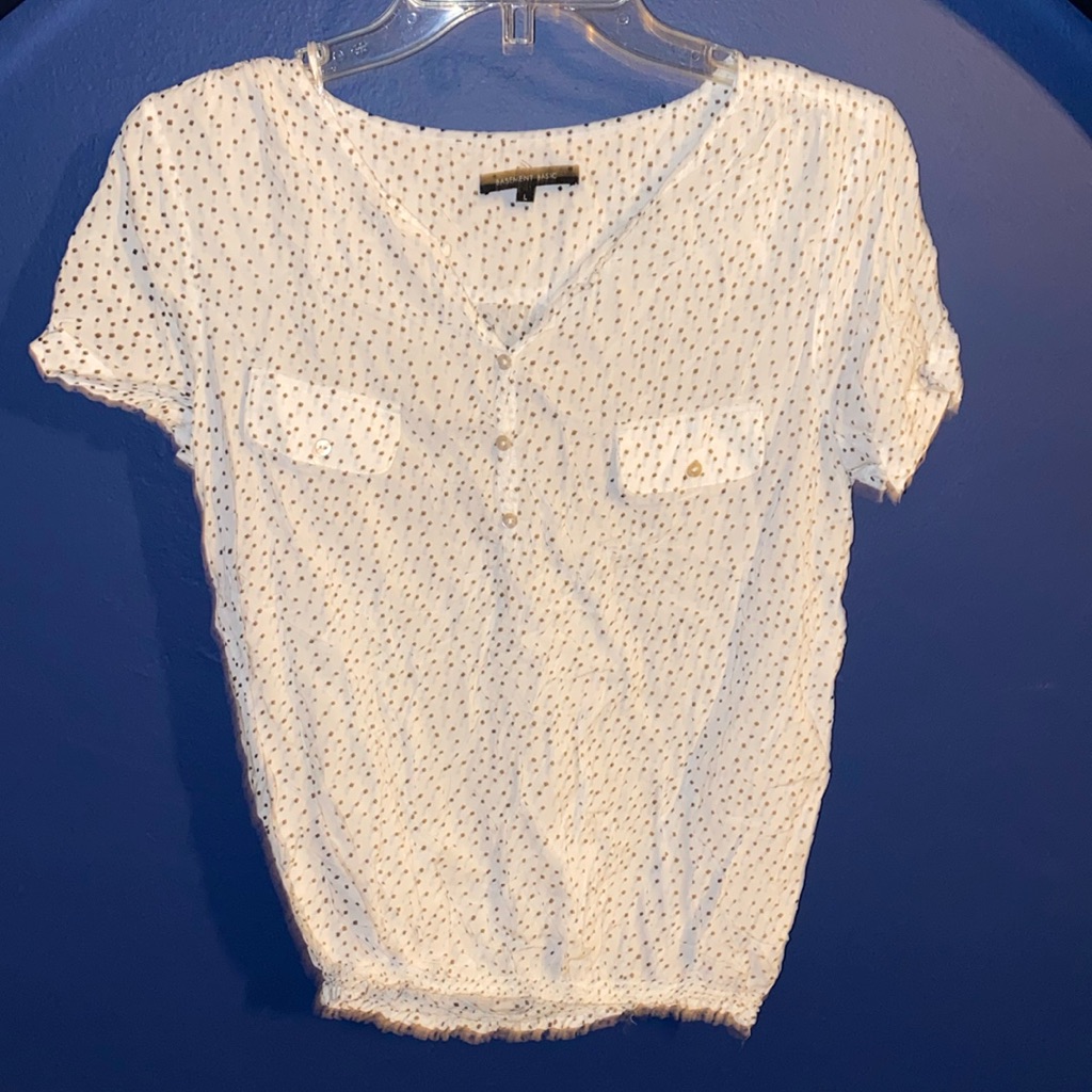 Basement Basic Polkadot Top